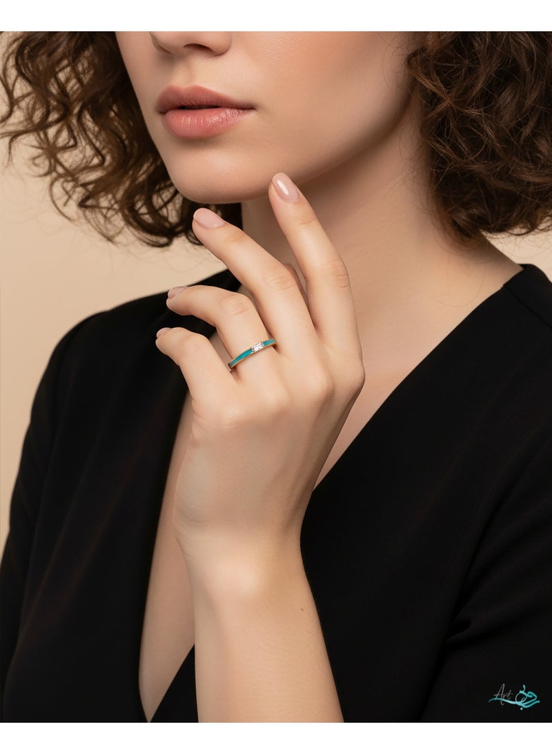 Ruby Art Gold 18K Pure Gold Women’s Ring - Premium Finish & Elegant Style -  1.51 Gram - Image 2